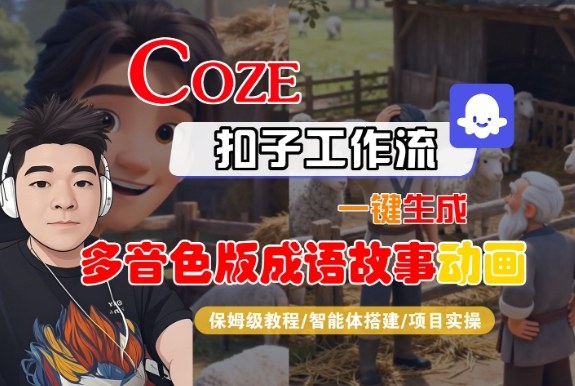 Coze扣子一键制作多音成语动画 保姆级教程速成指南-九零创业网