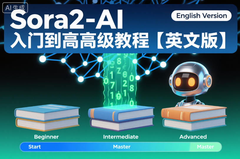 Sora2 AI: From Beginner to Expert   A Comprehensive English Tutorial-九零创业网