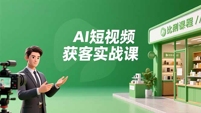 AI短视频获客秘籍 30天月入6万+ 数字人助力精准引流-九零创业网