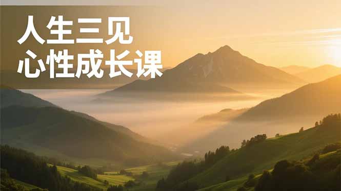 洞察三见 修心富足 活出自我真我-九零创业网