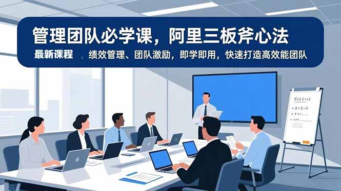 阿里三板斧+绩效激励 速成高效团队管理秘籍-九零创业网