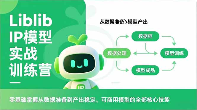 实战训练营 零基础打造商用模型 Liblib IP模型全技能速成-九零创业网