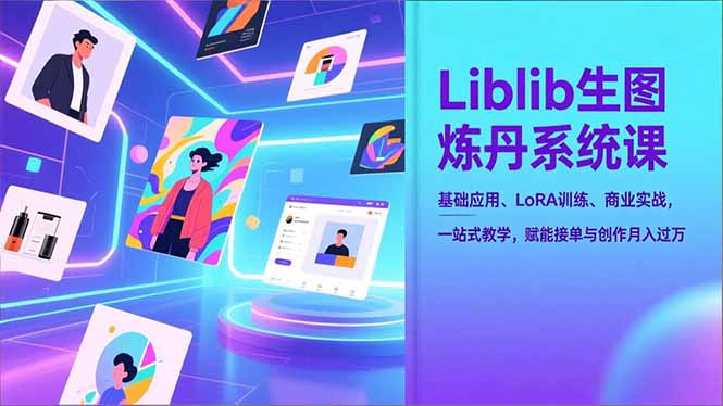 Liblib炼丹课 基础应用+LoRA训练 月入过万接单秘籍