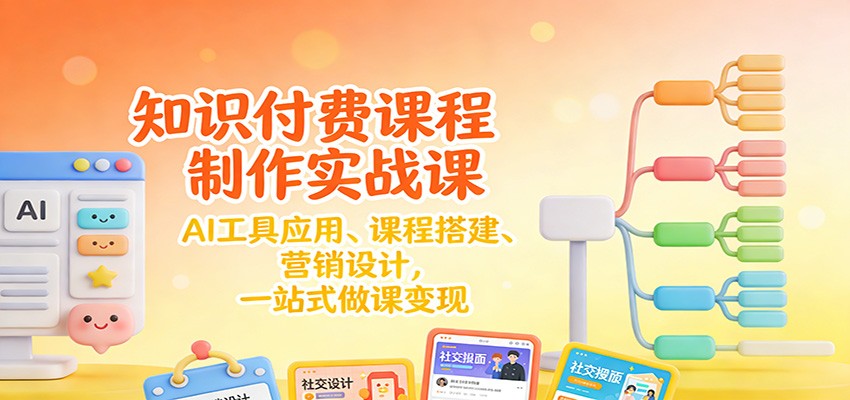AI赋能 课程搭建与营销变现全攻略