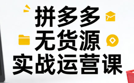 子枫老师拼多多无货源课 实战运营秘籍更新至12月-九零创业网
