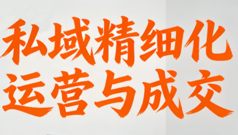 楚老师私域运营秘籍 精准成交之道