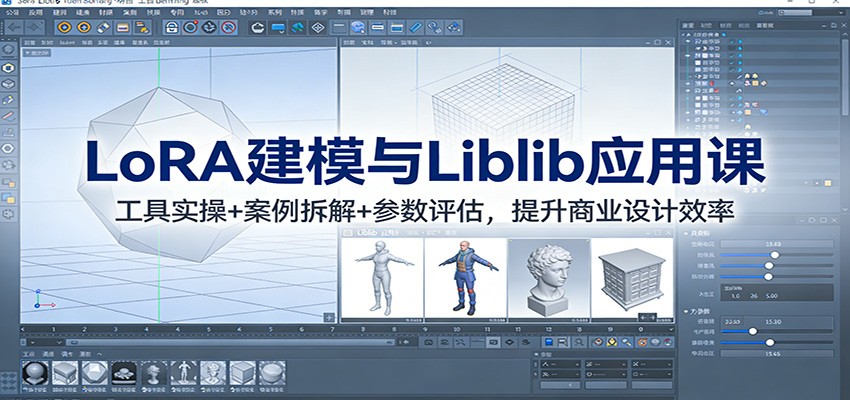 LoRA建模+Liblib实操 效率提升商业设计新利器-九零创业网