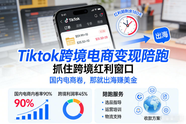 TikTok跨境电商 出海掘金新风口 赢取全球红利