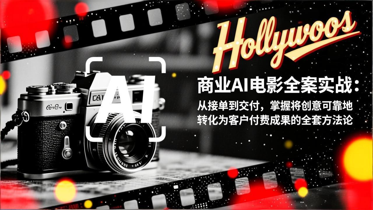 商业AI电影全案实战 创意转化交付方法论全解析-九零创业网