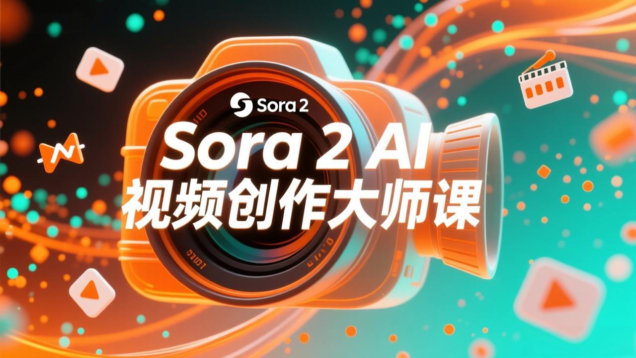 Sora 2 AI视频教程 打造百万播放爆款课程-九零创业网