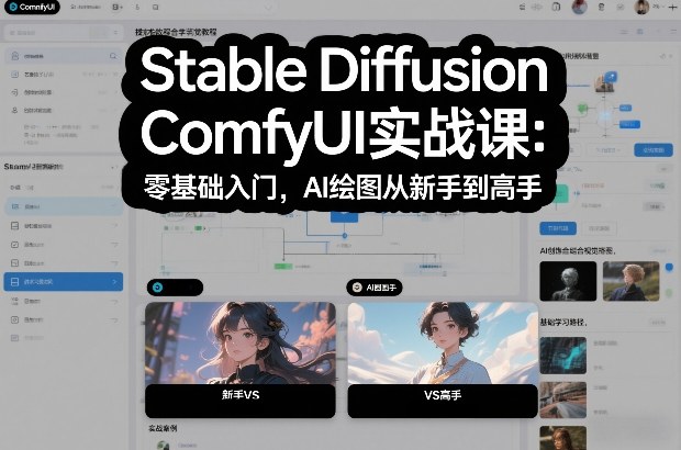 Stable Diffusion ComfyUI绘图速成 新手变高手之路-九零创业网