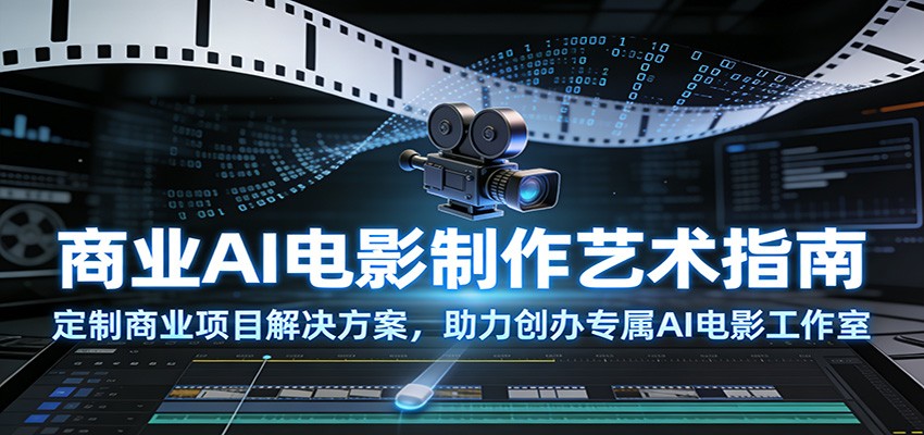 AI赋能电影制作 打造专属AI工作室攻略-九零创业网