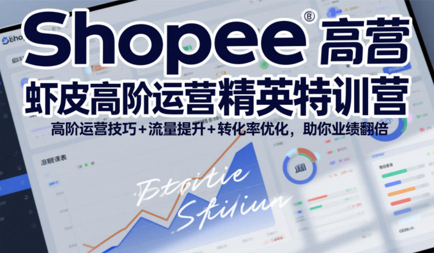 Shopee高阶特训营 流量翻倍 转化率飙升 业绩翻番-九零创业网
