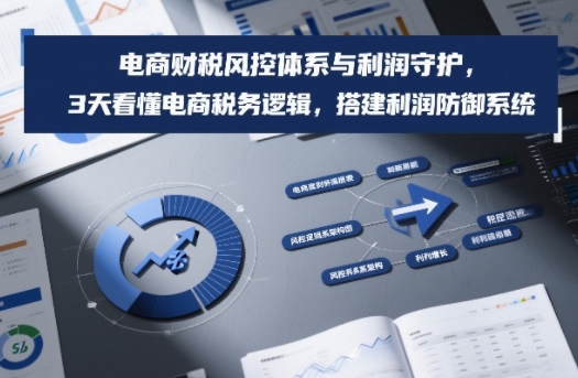 电商财税风控 3天解码税务 筑利润防线-九零创业网