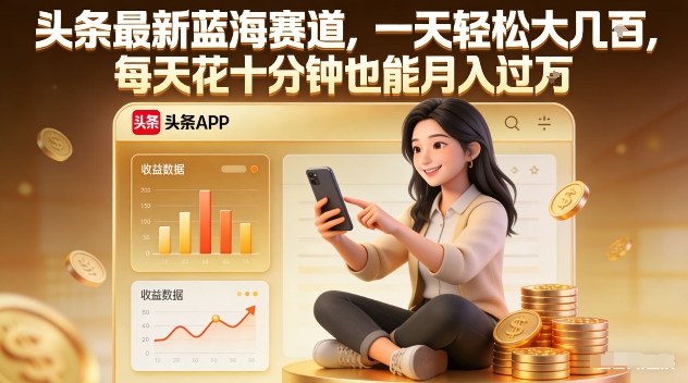 揭秘 蓝海赛道日赚过万 只需十分钟-九零创业网