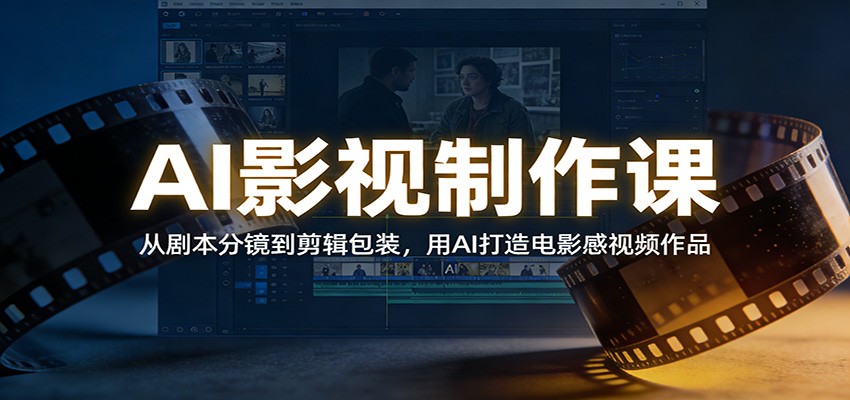 AI赋能影视制作 剧本到成品 AI打造电影感视频-九零创业网