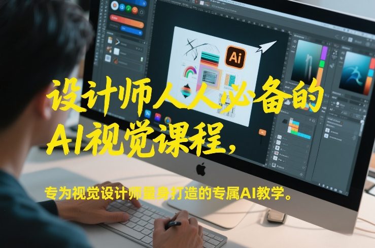 AI视觉设计大师课 视觉设计师专属AI教学秘籍-九零创业网