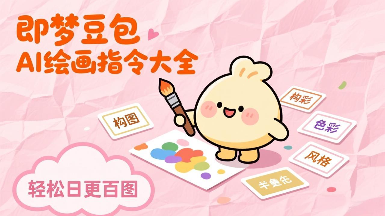 梦豆包AI绘画 关键词库一键 高效日更百图神器-九零创业网