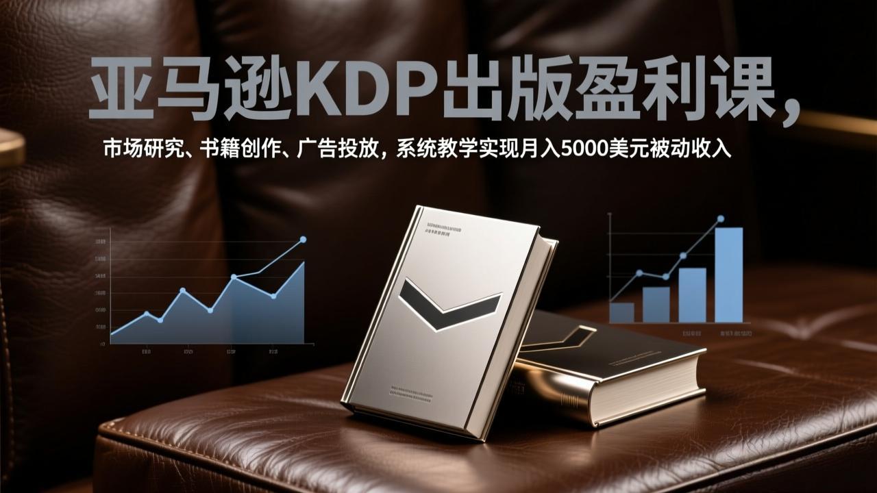 亚马逊KDP出版盈利秘籍 月入5000美元 轻松打造被动收入-九零创业网