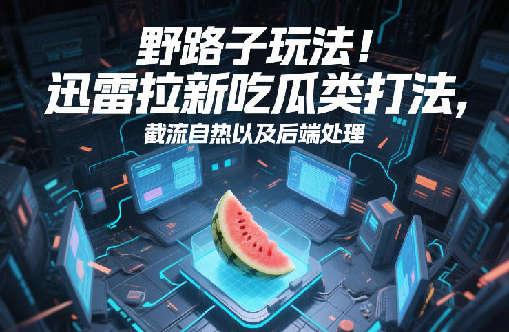 野路子拉新 迅雷瓜分 截流自热 后端秘籍-九零创业网