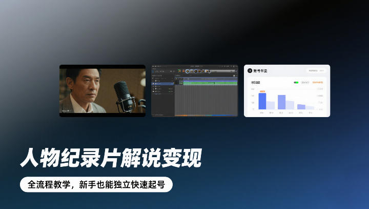 纪录片解说变现全攻略 新手速成起号秘籍-九零创业网