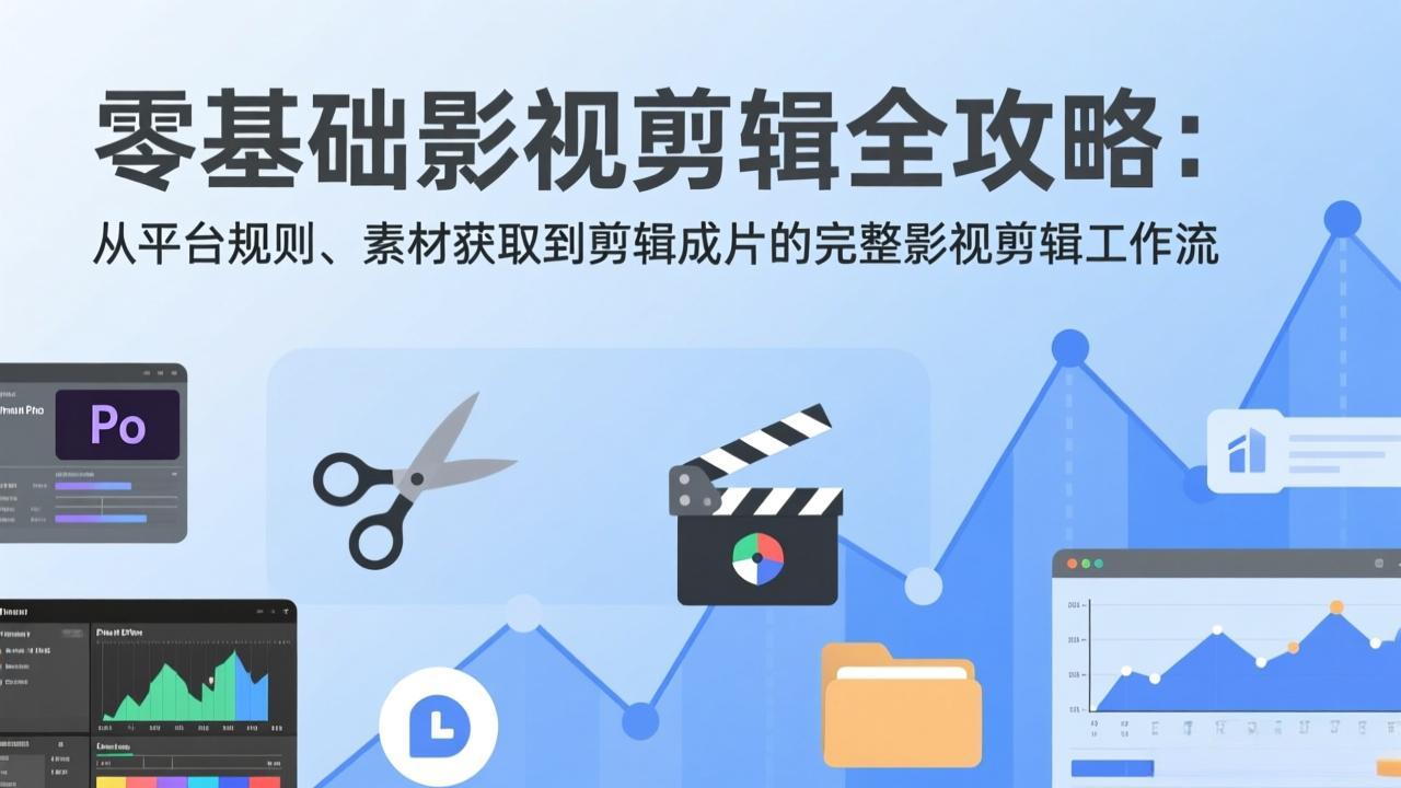 影视剪辑新手指南 平台规则到成品全解析-九零创业网