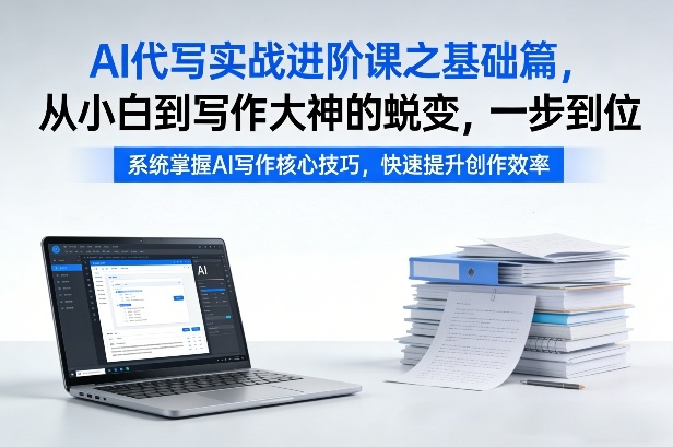 从AI小白到写作达人 实战进阶课蜕变之旅-九零创业网