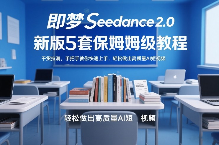 Seedance2.0教程大放送 保姆级教学 轻松制作AI短视频-九零创业网