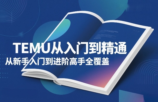 TEMU从新手到大师 全面精通指南-九零创业网
