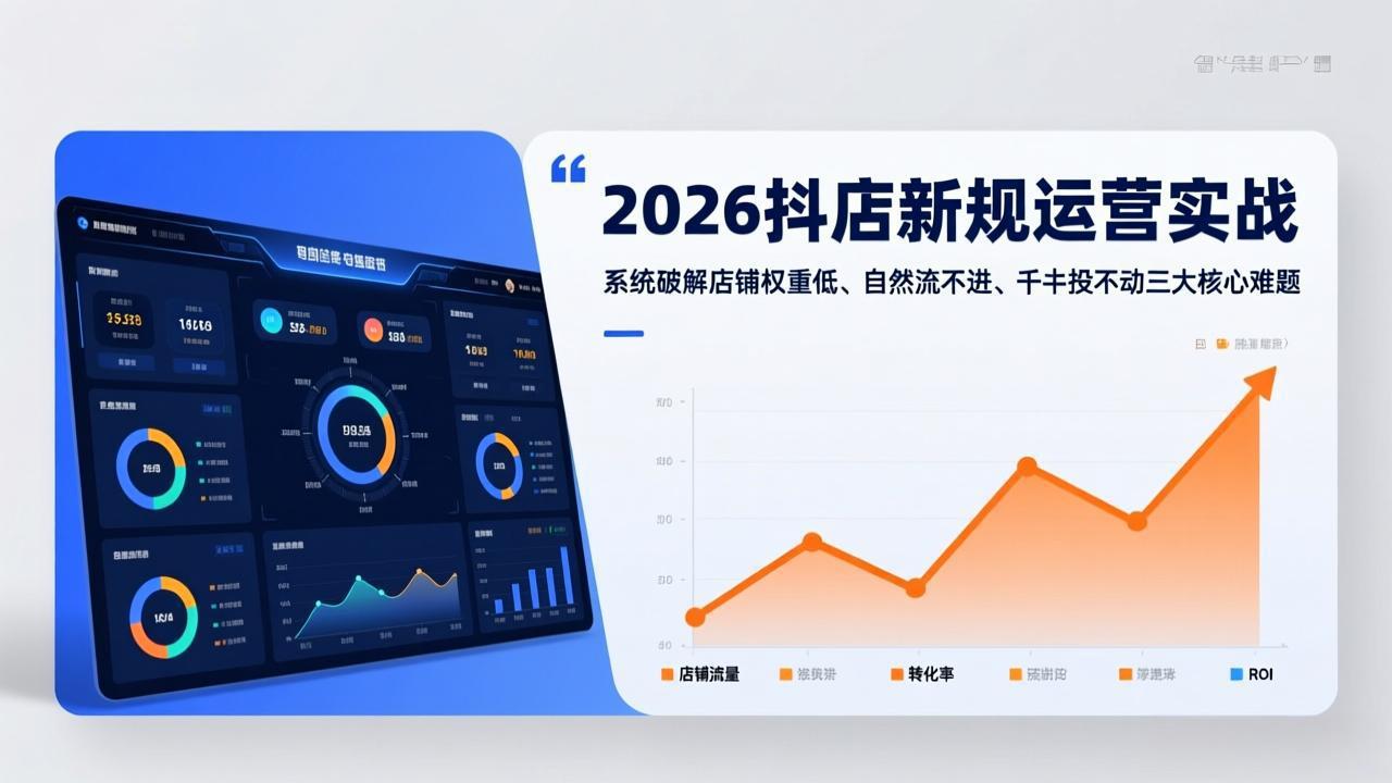 2026抖店新规破局 解密权重低 流量少 广告难投放三难题-九零创业网