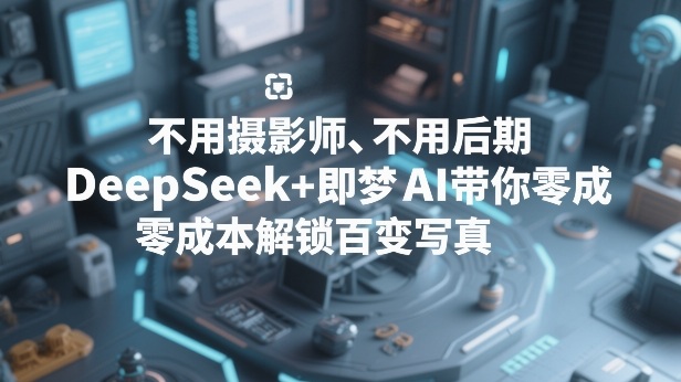 AI赋能 零成本百变写真 DeepSeek+即梦AI摄影新体验-九零创业网