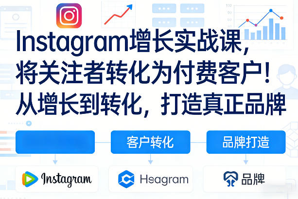 Instagram增长实战 转化粉丝 打造付费品牌-九零创业网