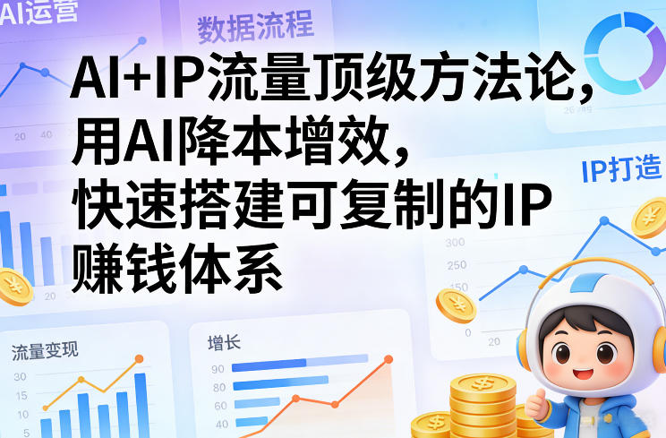 AI赋能IP流量 高效搭建盈利体系-九零创业网