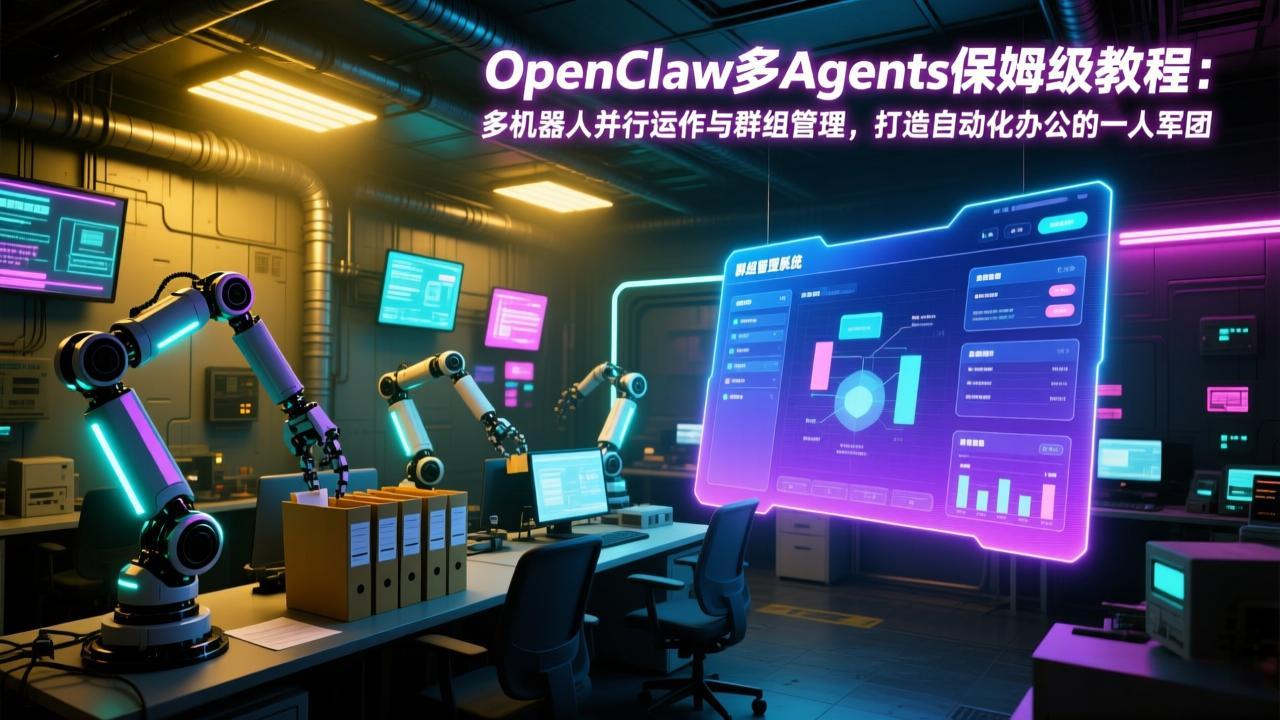 OpenClaw多Agent教程 构建高效自动化办公军团-九零创业网