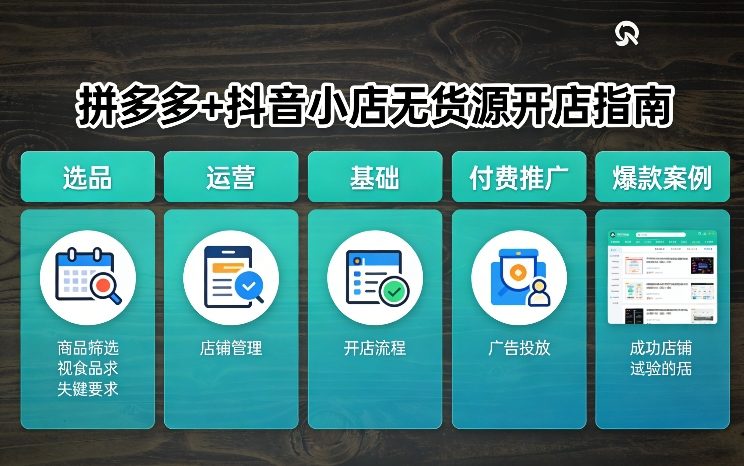 拼多多抖音小店无货源开店全攻略 爆款秘诀2026年3月版-九零创业网