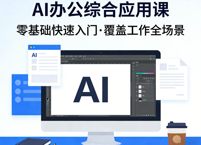 AI办公应用速成课 零基础精通 职场场景全覆盖-九零创业网