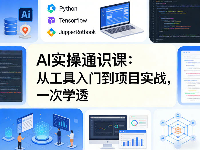 AI实操通识课 从工具入门到实战 一课精通-九零创业网