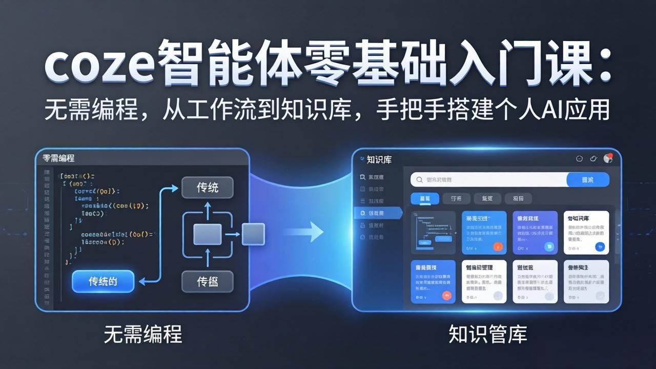 轻松搭建个人AI应用 零编程 工作流到知识库全攻略-九零创业网