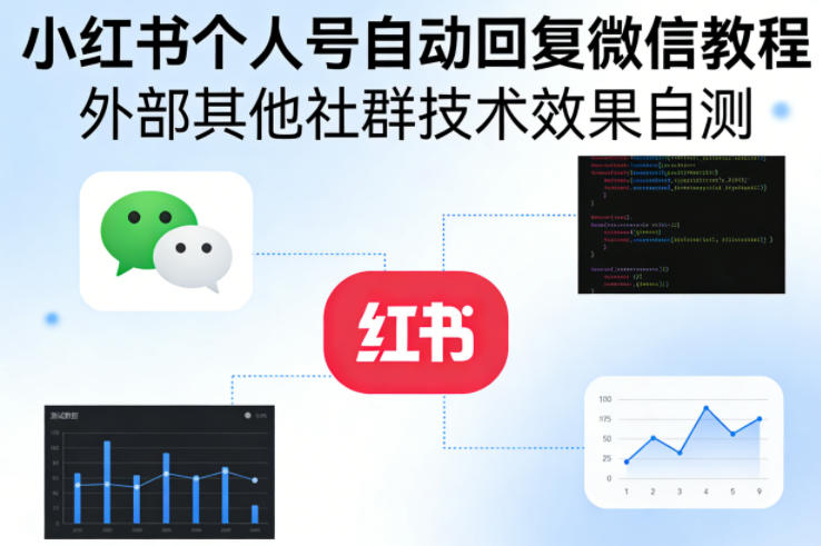 小红书微信自动回复教程 社群技术实操自测-九零创业网