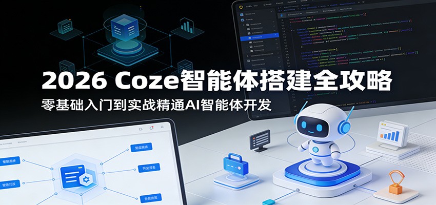 2026 Coze智能体开发全解析 从零到实战AI高手-九零创业网