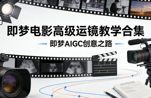 即梦AIGC运镜秘籍 创意梦工厂高级教程-九零创业网