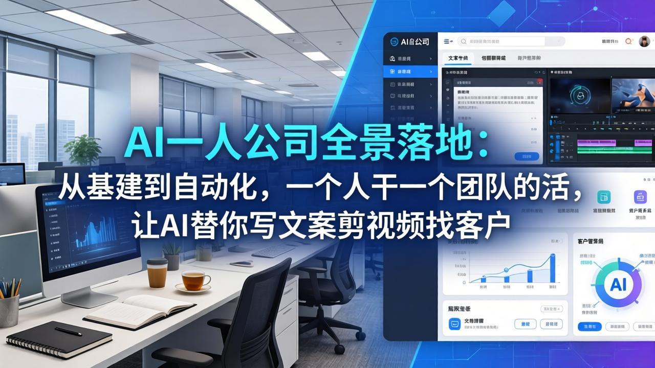 AI赋能独角兽 一己之力 AI助你高效运营-九零创业网