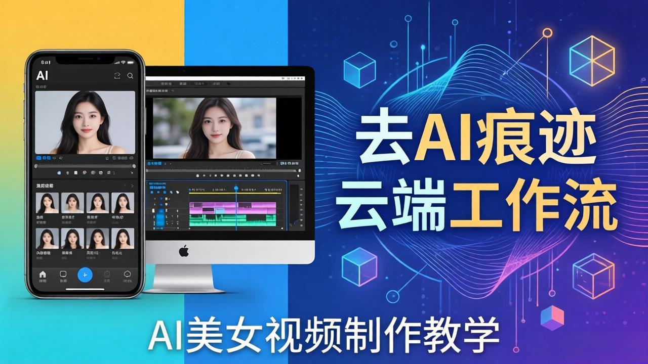 AI美女视频制作 云端无痕 手机电脑皆宜 轻松上手-九零创业网