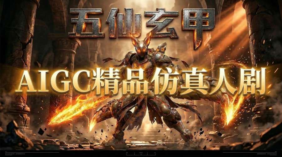 五仙玄甲风AIGC短剧保姆级实操教学指南-九零创业网