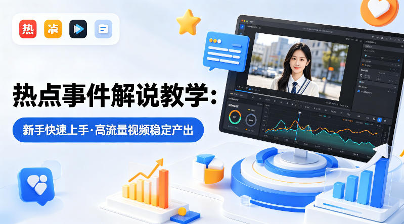 零基础学大V解说 轻松制作爆款视频教程-九零创业网