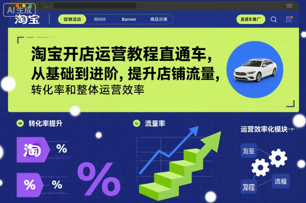 淘宝直通车运营全攻略 基础进阶 流量转化双提升 2026版-九零创业网