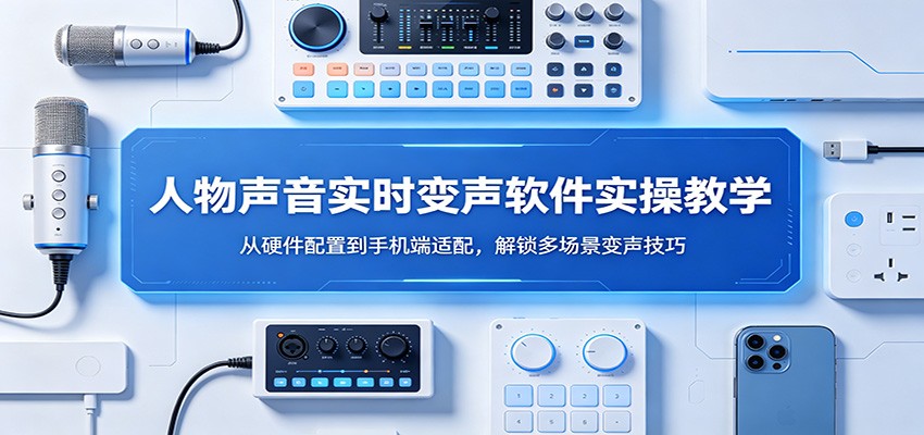 手机变声软件实操 硬件配置到多场景技巧全解析-九零创业网
